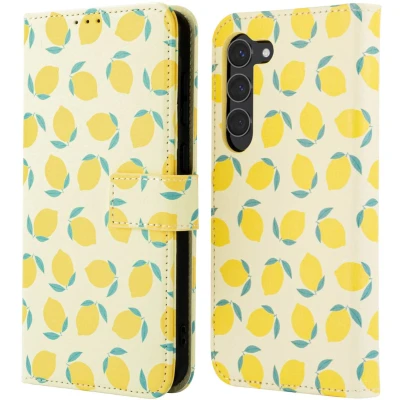 Afbeelding van imoshion Hoesje Geschikt voor Samsung Galaxy S23 Design Bookcase smartphone Citrus Dream