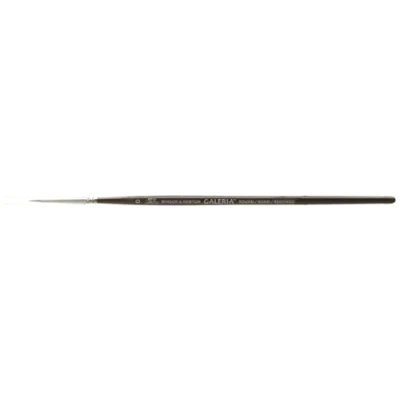 Afbeelding van Winsor &amp; Newton Galeria Acrylverf Penseel ronde vorm korte steel No. 0 kwast 1,2mm
