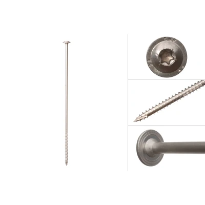 Afbeelding van Tellerkopschroeven RVS A2 8.0 x 300 mm Torx Doos 50 Stuks