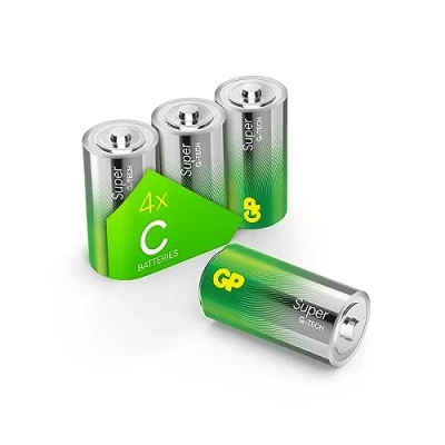 Afbeelding van GP Alkaline Batterij C 1.5 V Super 4 Pack