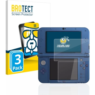 Afbeelding van BROTECT AirGlass kogelwerende glasfolie (DSi XL), Andere spelaccessoires, Transparant