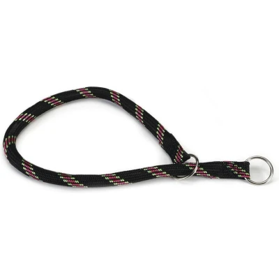 Afbeelding van Beeztees Ronde Nylon Halsband Zwart 60cm