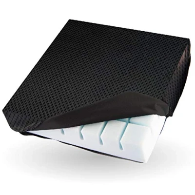 Afbeelding van OrtoPrime Orthopedisch anti decubitus kussen van 3D gegroefd schuim, comfort, preventie doorligwonden en drukontlasting, rolstoelkussen, voor kantoor,