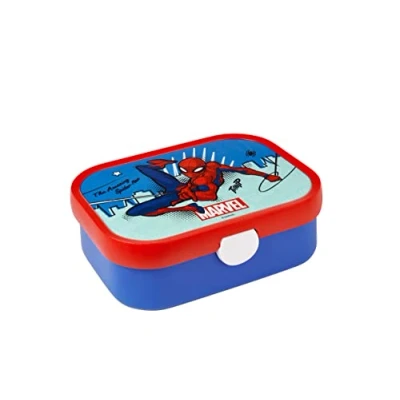 Image de Mepal Boîte à Déjeuner Campus Lunch Box Bento pour Enfants Boite Repas avec Compartiment Fermeture Clip Sans BPA et Compatible au Lave Vaisselle 750 ml Spiderman