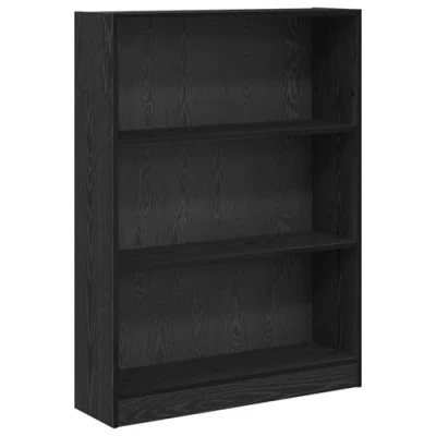 Afbeelding van vidaXL Bibliothèque Chêne noir 80 x 24 109 cm Panneau de particules