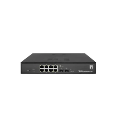 Afbeelding van LevelOne GES 2110P netwerk switch Managed L2 Gigabit Ethernet (10/100/1000) Power over (PoE) Zwart
