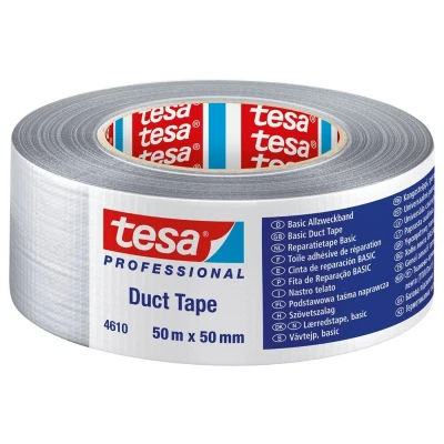 Afbeelding van Tesa 04610 Ducttape Algemeen Zilver 50mm x 50m 00000 00
