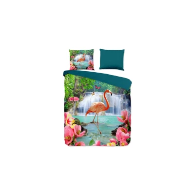 Afbeelding van Dekbedovertrek FLAMINGO 200x200/220 cm