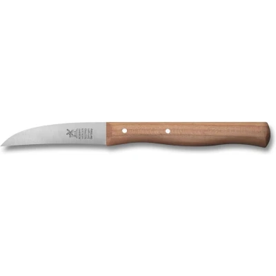 Afbeelding van Robert Herder Aardappelschilmes RVS Gebogen Lemmet 7 cm Heft Kersenhout
