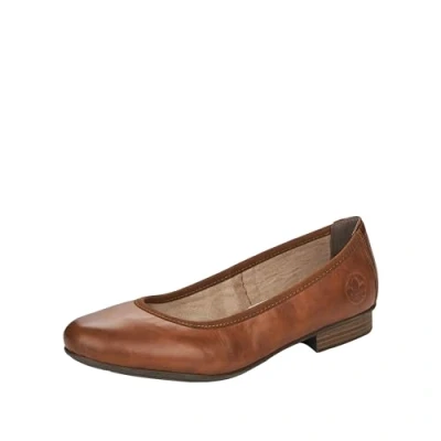 Afbeelding van Rieker 51994 ballerina&#039;s voor dames, Bruin