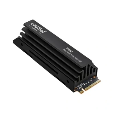Afbeelding van Crucial T700 4TB Heatsink PCIe 5.0 M.2 SSD