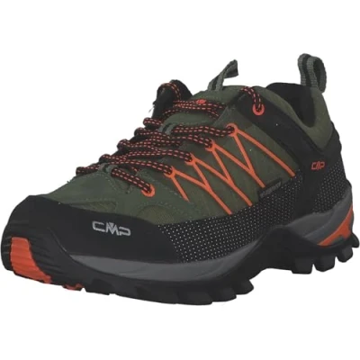 Image de CMP Chaussures de trekking pour homme, Vert foncé, orange Torba Flash Orange, 42 EU