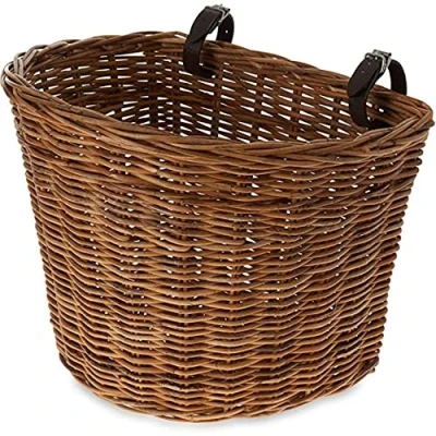 Afbeelding van Rotan fietsmand Basil Darcy L 41 x 35 34 cm naturel