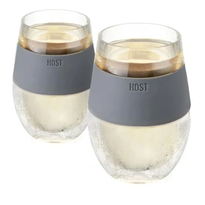 Afbeelding van Vin Freeze ™ Cooling Mokken Wijn 2 Gray (Set van 2)