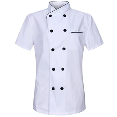 Afbeelding van MISEMIYA Koksjas voor dames Chef Uniform 8441 kookjas wit, XXL, wit