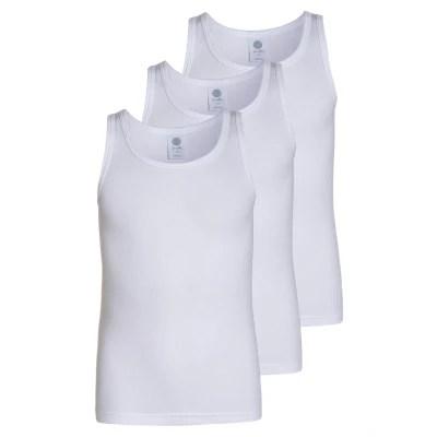 Afbeelding van Sanetta 3 PACK Hemd voor kinderen, Maat: 140, White