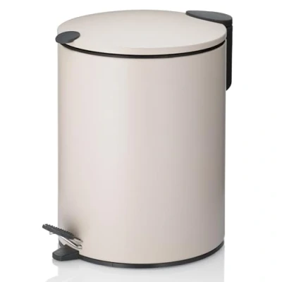 Afbeelding van Pedaal Afvalemmer, 5 L, Beige Kela Mats