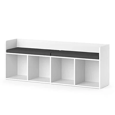 Afbeelding van Vicco Kinderboekenkast Luigi, Wit, 142.4 x 53.4 cm zonder vouwboxen