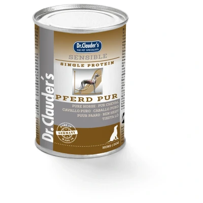 Afbeelding van Dr.Clauder&#039;s Sensible Puur 400 g Hondenvoer Paard