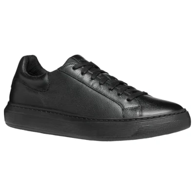 Afbeelding van Geox Deiven Sneakers laag, Heren, Maat: 39, Black Leer