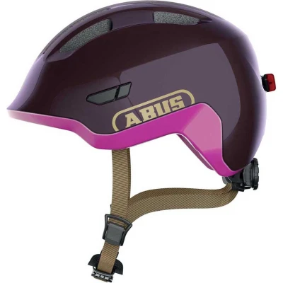 Afbeelding van Abus Kinderhelm Smiley 3.0 M LED Royal Purple