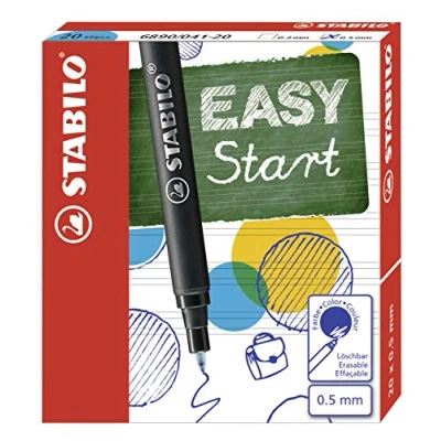 Afbeelding van Stabilo Easyoriginal Rollervulling, Medium, 0,5mm, Doos Van 20 Stuks, Blauw Rollervulling