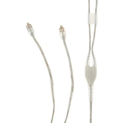 Image de Shure EAC64CLS Câble de casque mini phone stereo 3.5 mm mâle pour MMCX 1.63 m clair