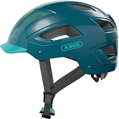 Afbeelding van ABUS Hyban 2.0 Stadshelm Stevige Fietshelm Voor Dagelijks Gebruik met ABS hardshell Dames en Heren Groen, Maat L