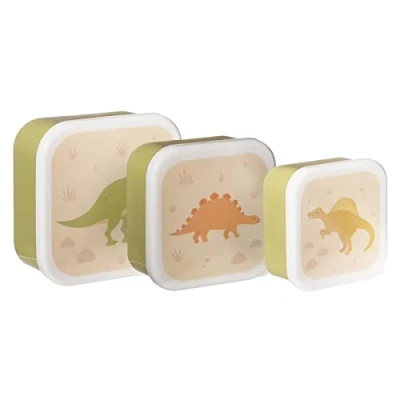 Afbeelding van Dino snackdoosjes set van 3 Sass &amp; Belle