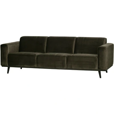 Afbeelding van Statement 3 zits 230cm velvet warm groen