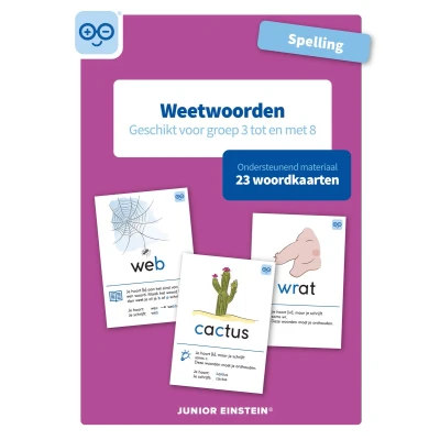 Afbeelding van Spelling weetwoorden geschikt voor groep 3 tot en met 8