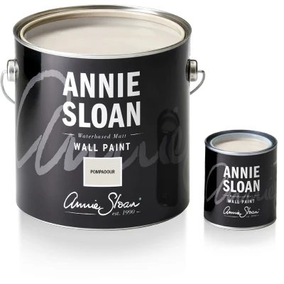Afbeelding van Annie Sloan Muurverf Vergrijsde wittint Pompadour 2500ml / Wit