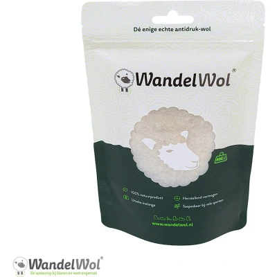 Afbeelding van WandelWol 40 gram antidruk wol 100% unieke melange rijk aan lanoline