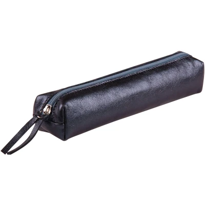 Afbeelding van Clairefontaine 400001C Slim Etui (met parelmoer effect, 4 x 2,5 19,5 cm) 1 pennenetui kersenrood 20 cm petrol