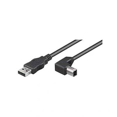 Afbeelding van 1 m USB 2.0 A B Kabel Haaks