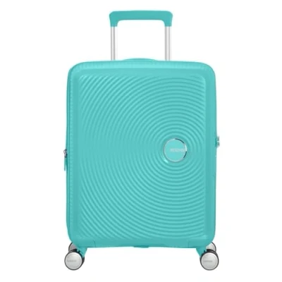 Image de American Tourister Soundbox Spinner S Erweiterbar Handgepäck, 55 cm, 35.5/41 L, Blau (Poolside Blue)