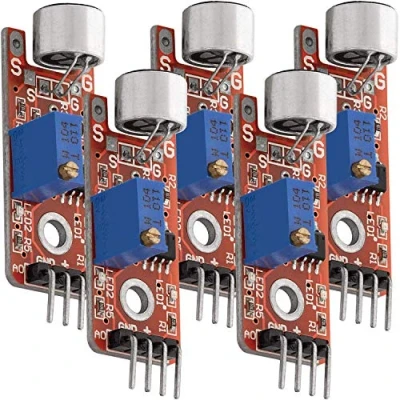 Afbeelding van AZDelivery 5 x KY 037 Hooggevoelige Microfoon compatibel met Arduino Inclusief E Book!