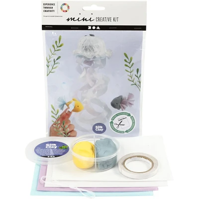 Afbeelding van Creative Mini Kit Silk Clay, Kwal En Vis, 1 Set