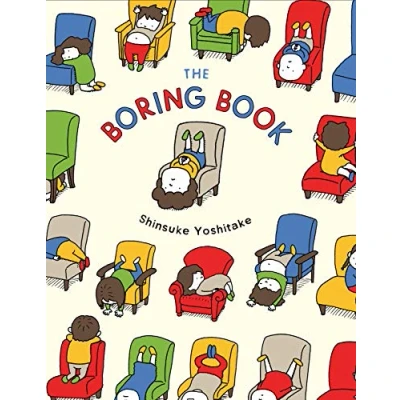Afbeelding van The Boring Book Childrens about Boredom, Funny Kids Picture Book, Early Elementary School Story 1