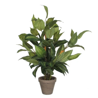 Afbeelding van Hosta Kunstplant in Bloempot Stan H65 x Ø40 cm Groen