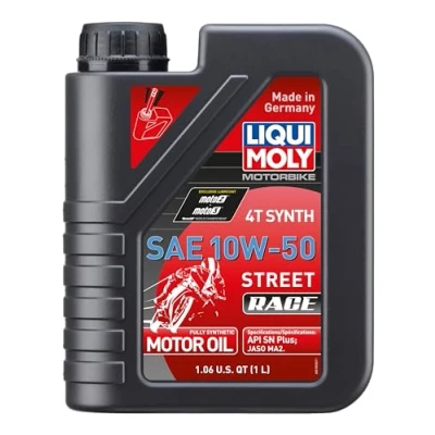 Afbeelding van Liqui Moly Motorbike 4T Synth Street Race 10W 50 1L Motorolie 1502