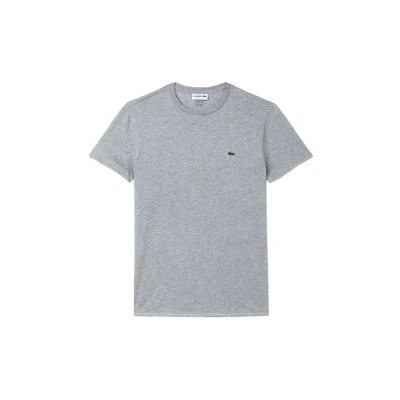 Afbeelding van Lacoste Tshirt basic, Heren, Maat: Small, Argent chine