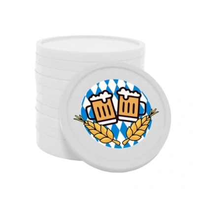 Afbeelding van CombiCraft Oktoberfest consumptiemunt Ø29mm wit 100 stuks