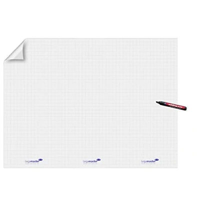 Afbeelding van Magic Chart Legamaster flipchart XL 90x120cm wit met ruit