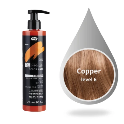Afbeelding van Lisap Refresh Color Mask Copper 250ml