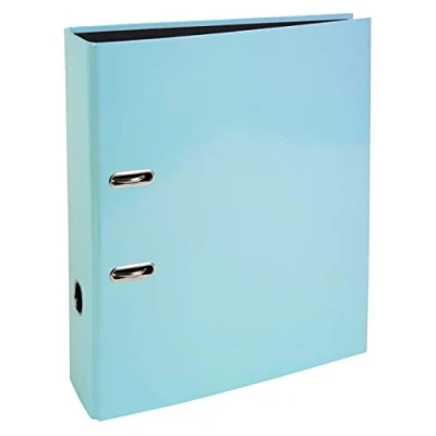 Afbeelding van Exacompta Aquarel Ordner Uit Karton Met Gecoat Papier, Ft A4, Rug Van 8 Cm, Pastelblauw