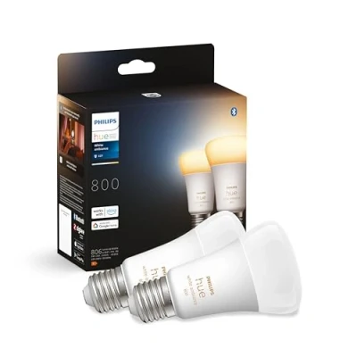 Afbeelding van Philips Hue White Ambiance E27 800lm Duo pack