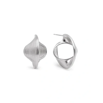 Afbeelding van Singularu Infinite Oorbellen silvercoloured, Dames, Maat: One Size, Silver coloured
