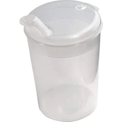 Image de Medi Inn+ Gobelet à bec boire 250 ml (couleur : transparent, ouverture 12 x 10 mm)