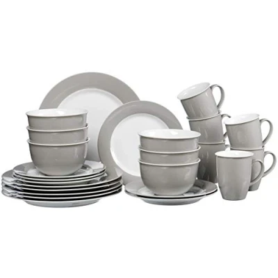 Afbeelding van Ritzenhoff &amp; Breker Doppio combi set 24 delig grijs